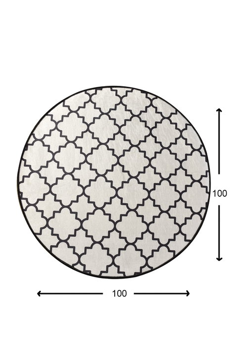Conceptum Kupa - White Alfombra de 100 cm